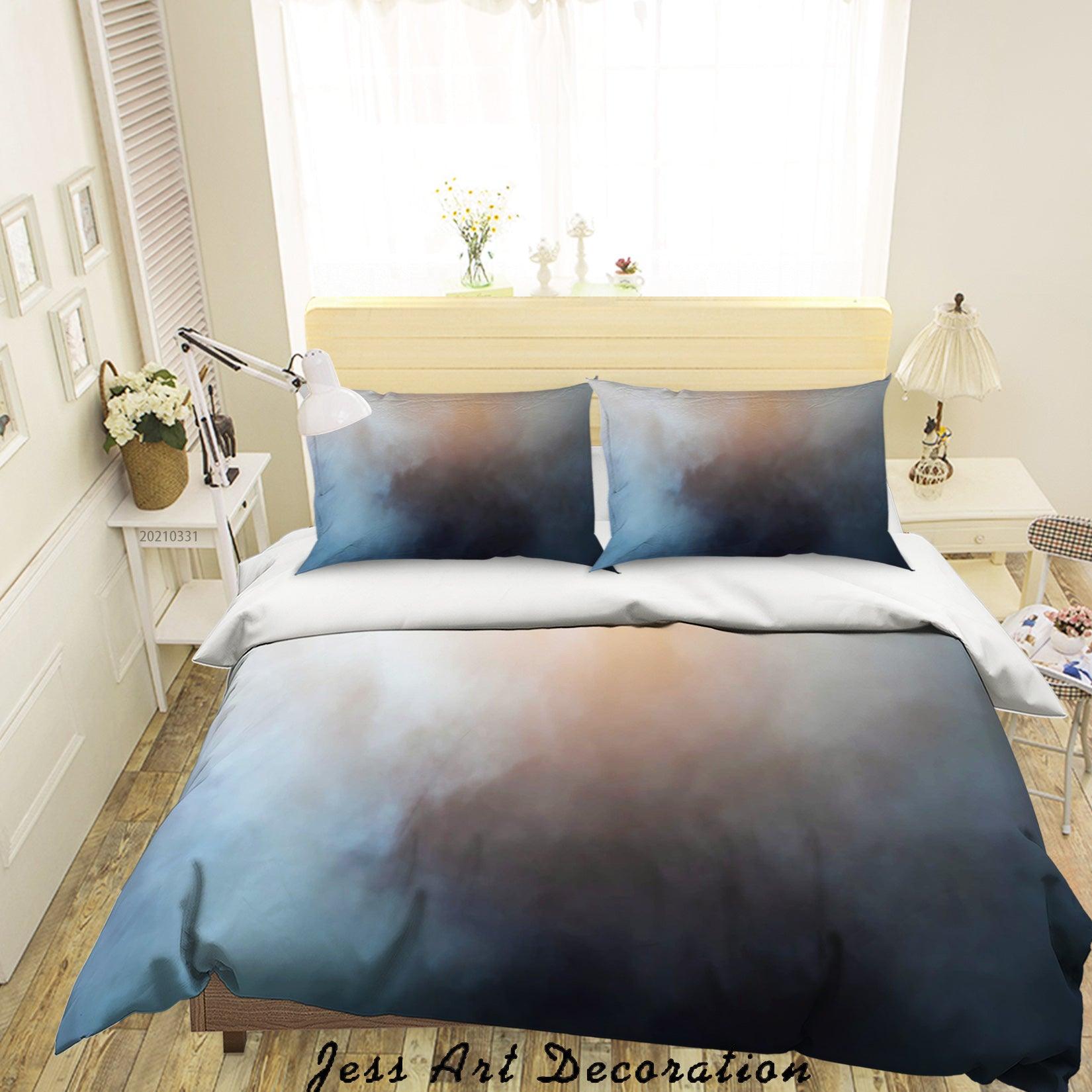 3D Abstract Grey Sky Quilt Cover Set Bedding Set Duvet Cover Pillowcases 213- Jess Art Decoration