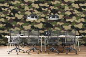 3D Vintage Camouflage Pattern Wall Mural Wallpaper LXL 1149- Jess Art Decoration