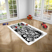 3D Abstract Monster Doodle Non-Slip Rug Mat 195- Jess Art Decoration