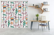 3D Watercolor Feather Dream Catcher Pattern Curtains and Drapes LQH 123- Jess Art Decoration