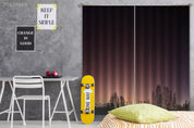 3D Night View Woods Building Starry Sky Curtains and Drapes GD 3631- Jess Art Decoration