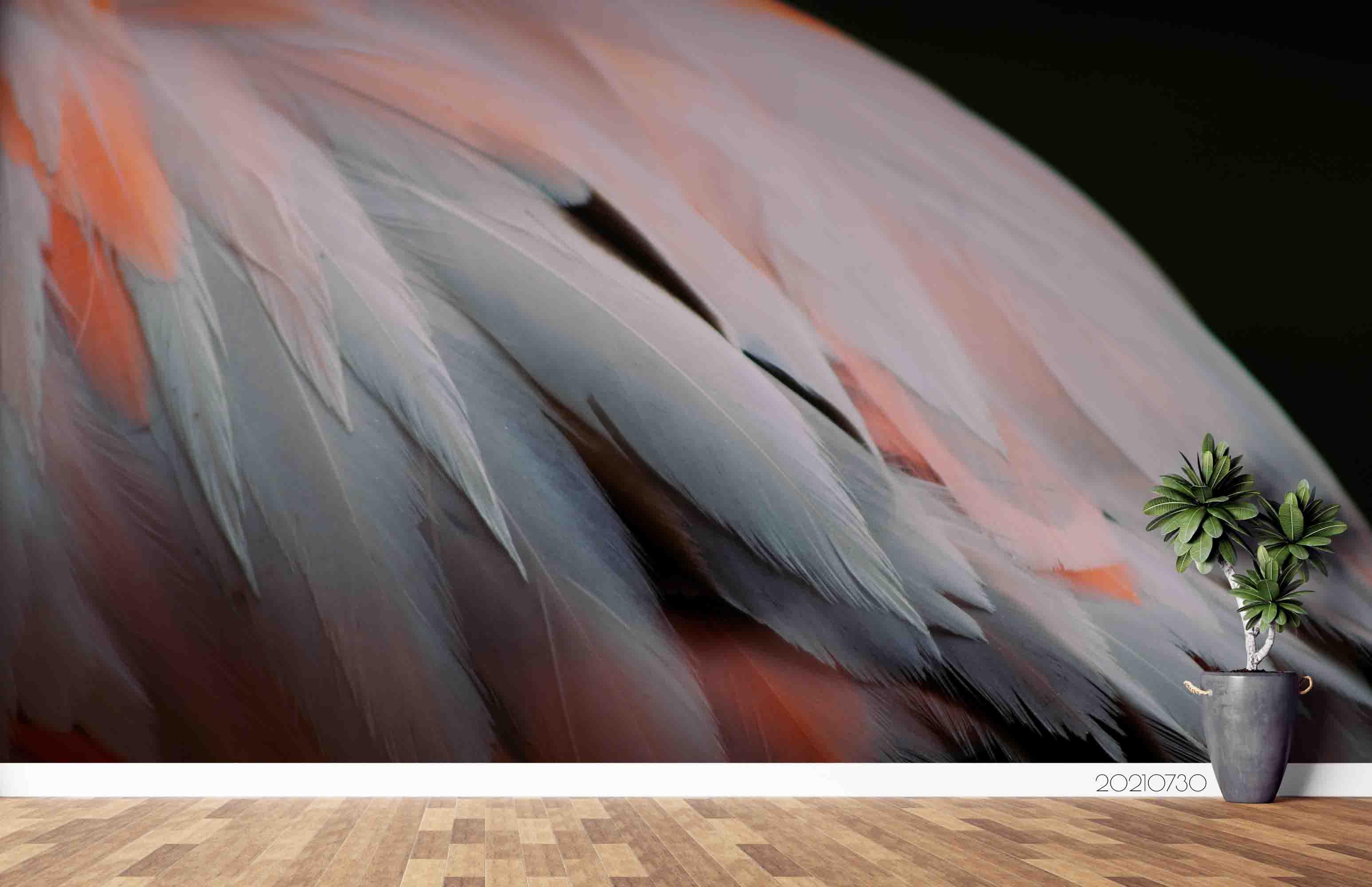 3D White Feather Wing Wall Mural Wallpaper SWW4449- Jess Art Decoration