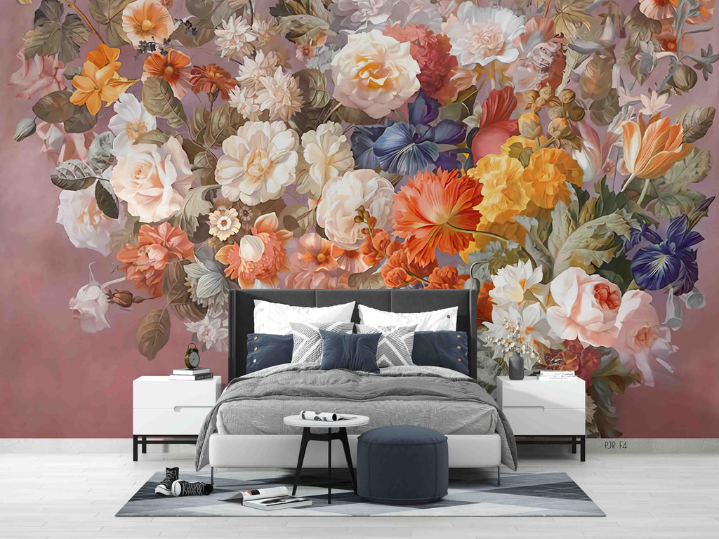 Billie Colourful Floral Wallpaper – Tiny Walls
