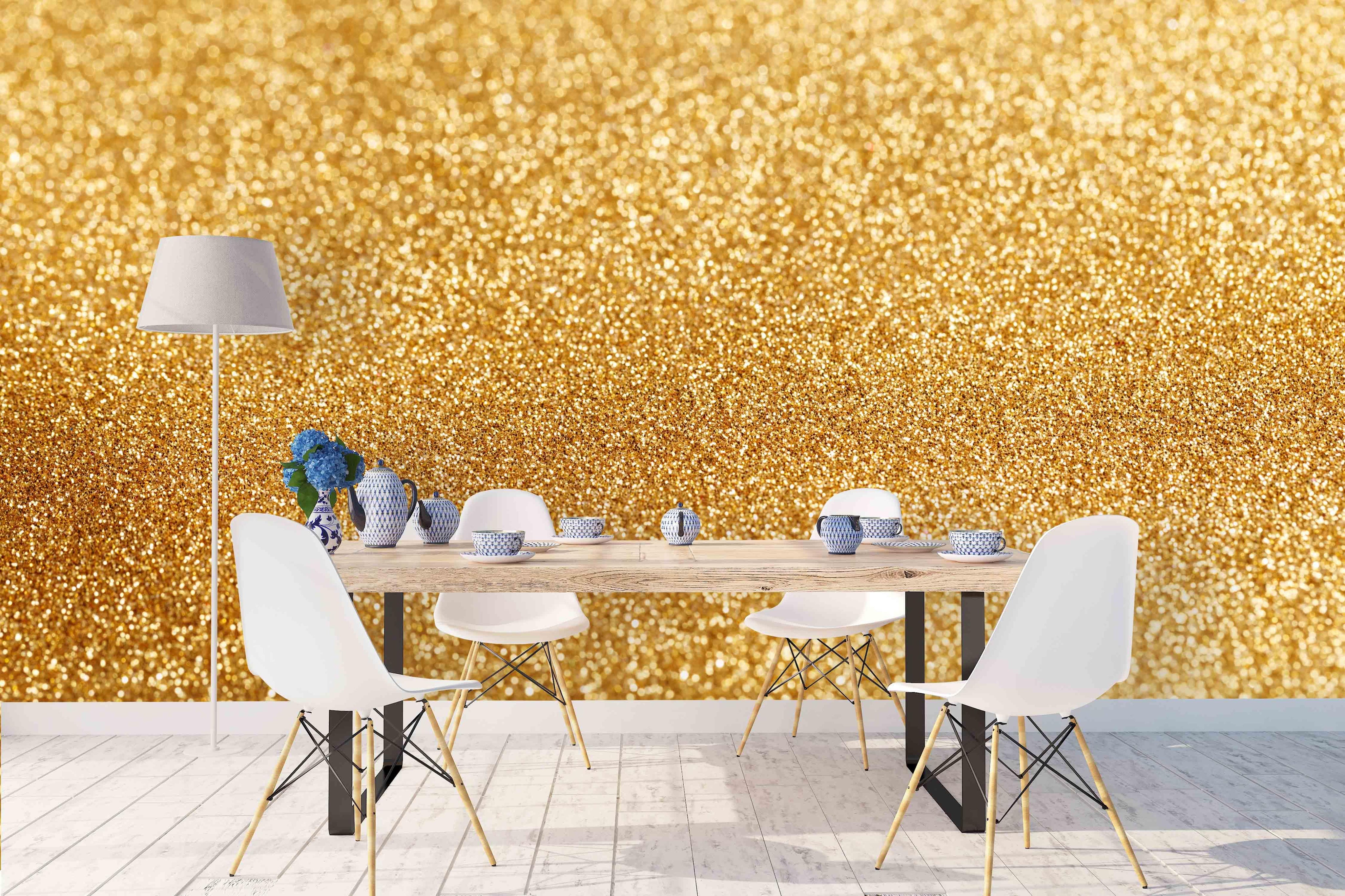 3D Gold Foil Wall Mural Wallpaper 21- Jess Art Decoration