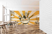 3D Background Noodle Restaurant Wall Mural Wallpaper LQH 47- Jess Art Decoration