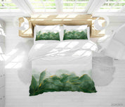 3D Abstract Green Marble Texture Quilt Cover Set Bedding Set Duvet Cover Pillowcases 61- Jess Art Decoration