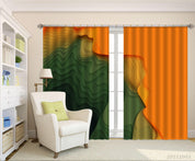 3D Abstract Art Background Curtains and Drapes LQH 171- Jess Art Decoration