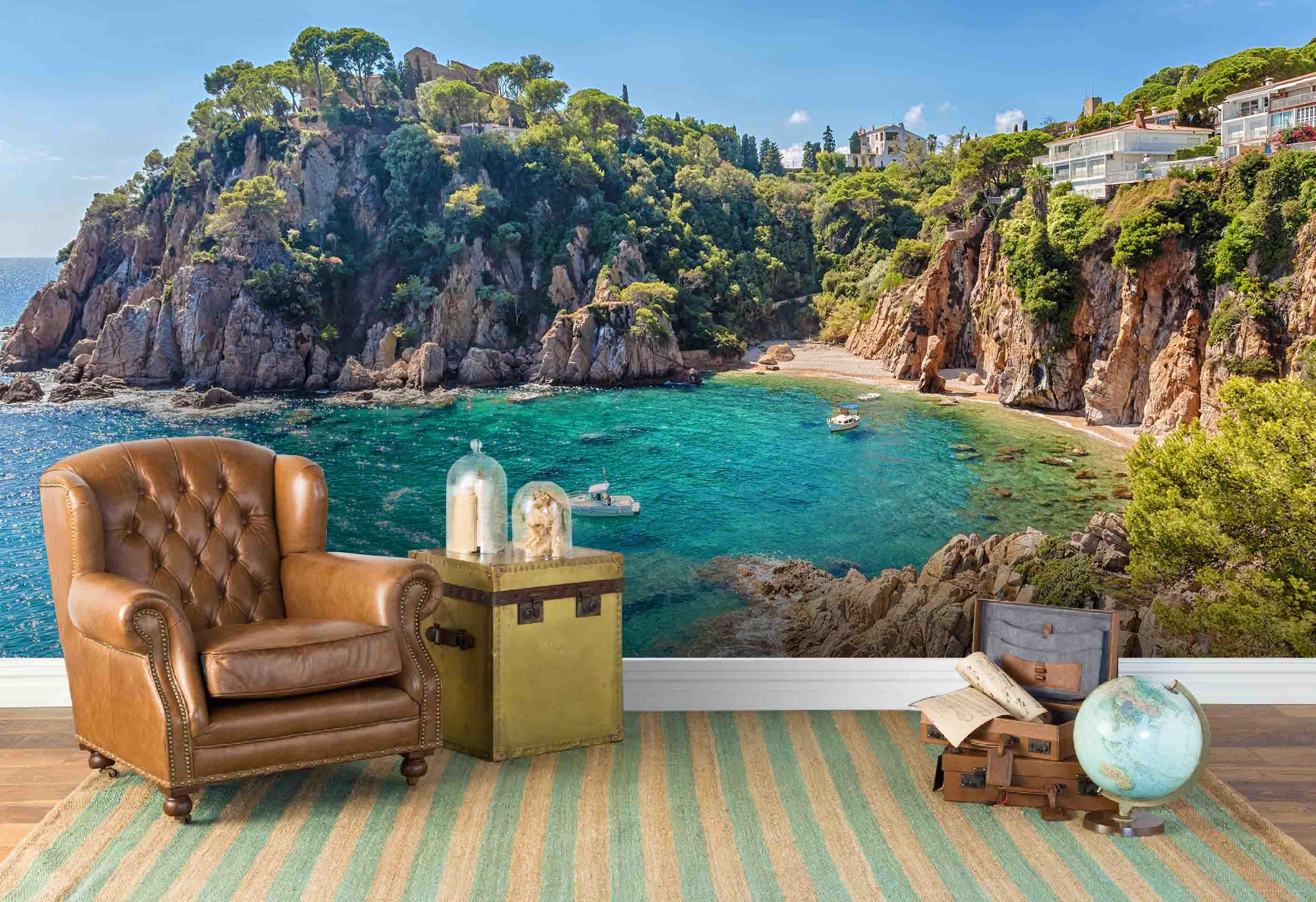 3D Blue Beach Reef Wall Mural Wallpaper 53- Jess Art Decoration