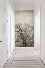 3D grey tree wall mural wallpaper 41- Jess Art Decoration