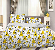 3D Abstract Geometric Pattern Quilt Cover Set Bedding Set Duvet Cover Pillowcases 116- Jess Art Decoration