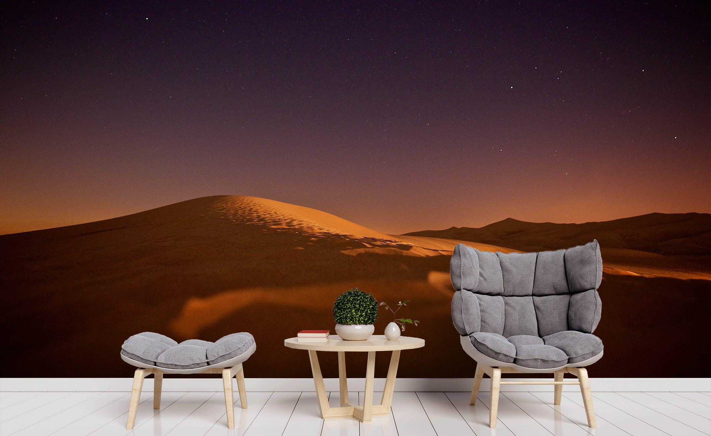 3D Beautiful Starry Sky Desert Wall Mural Wallpa 240- Jess Art Decoration