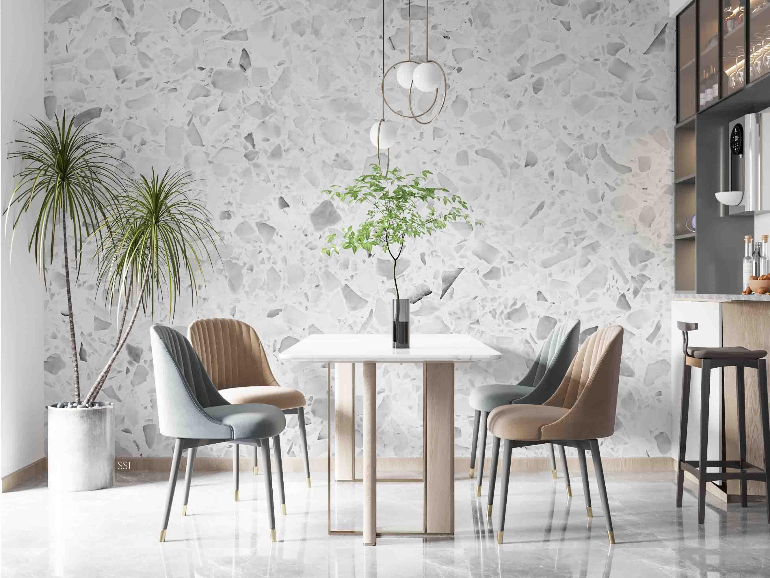 3D Terrazzo Texture Wall Mural Wallpaper sww 58- Jess Art Decoration