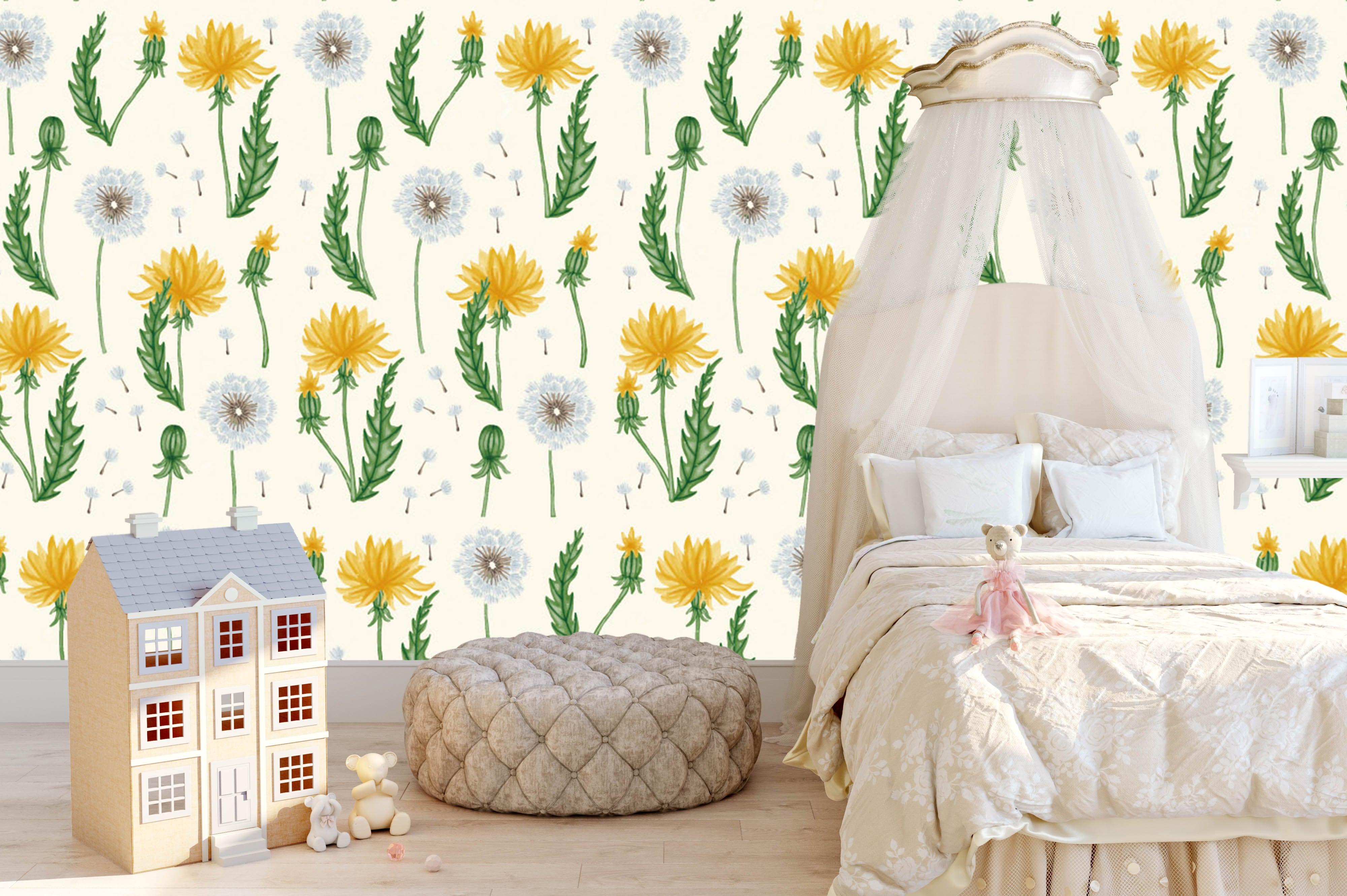 3D Yellow Flowers Wall Mural Wallpaper 68- Jess Art Decoration