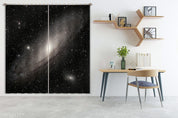 3D Abstract Space Black Curtains and Drapes LQH 7- Jess Art Decoration