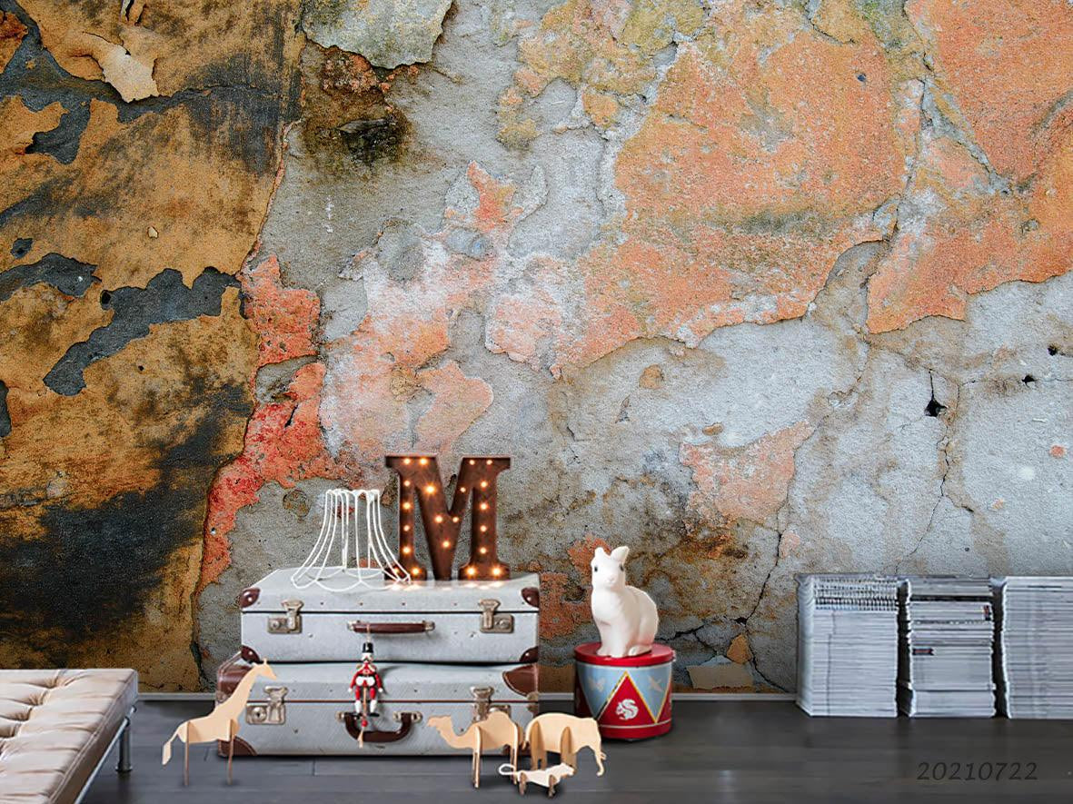 3D Dilapidated Wall Texture Wall Mural Wallpaper LQH 510- Jess Art Decoration