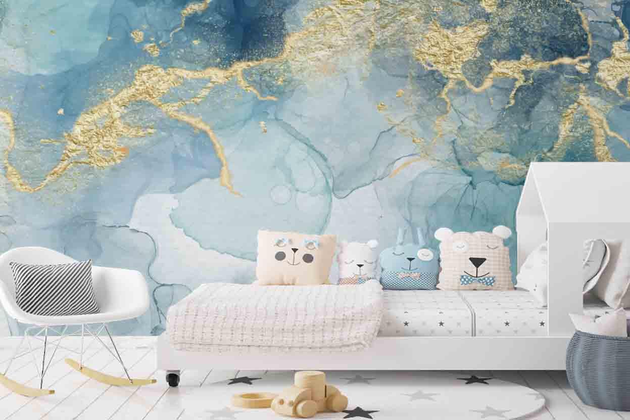 3D  Abstract Alcohol Ink Watercolor Wall Mural Wallpaper WJ 9398- Jess Art Decoration