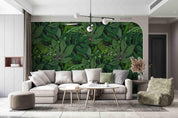 3D Vintage Tropics Plant Palm Pattern Seamless Wall Mural Wallpaper SWW2501- Jess Art Decoration