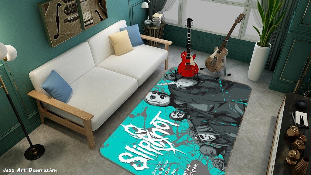 3D Slipknot Rock Band Non-Slip Rug Mat 40- Jess Art Decoration