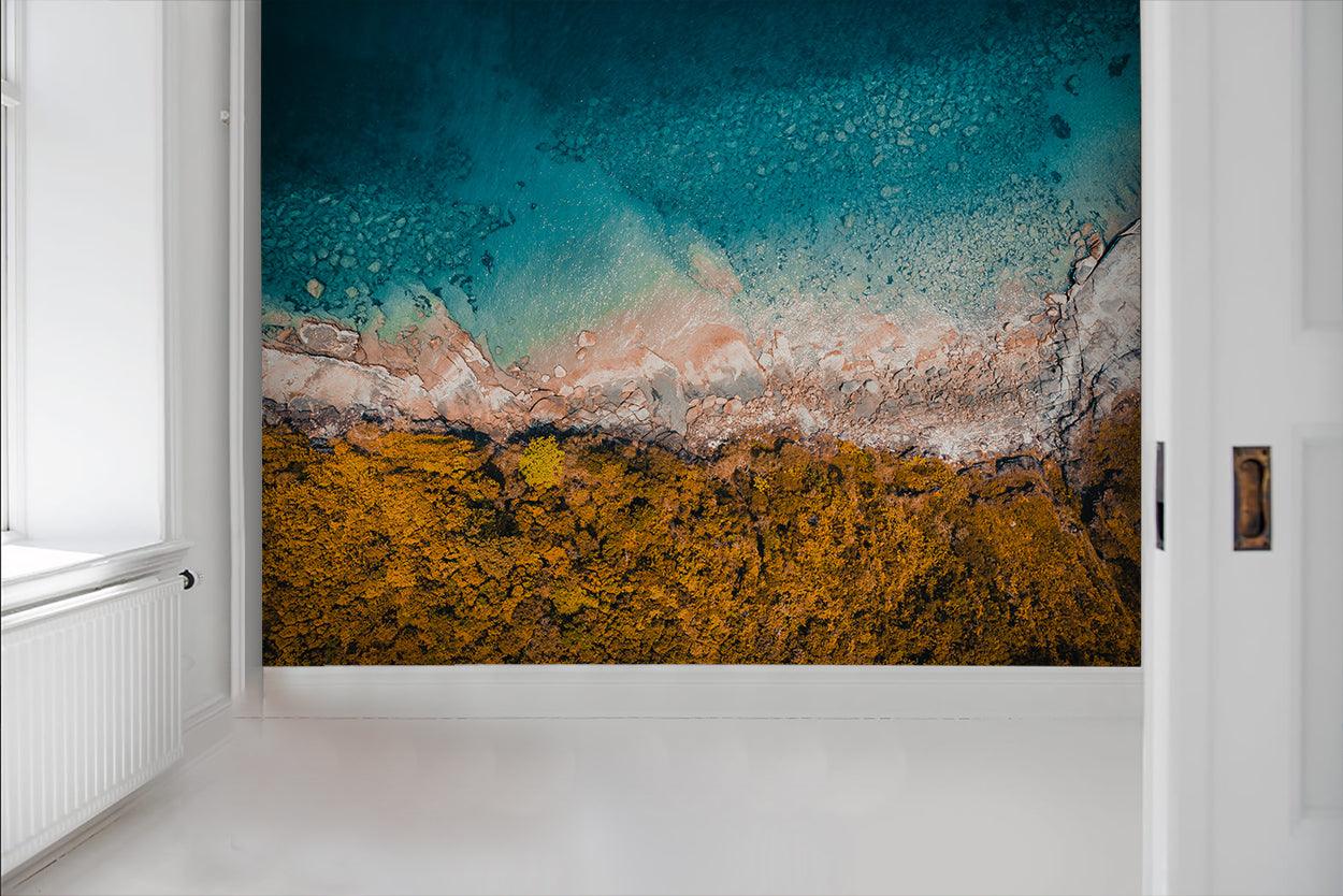 3D Beach Sea Wave Wall Mural Wallpaper 58- Jess Art Decoration