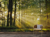 3D Plant Jungle Sunshine Green Landscape Wall Mural Wallpaper LLL 1958- Jess Art Decoration