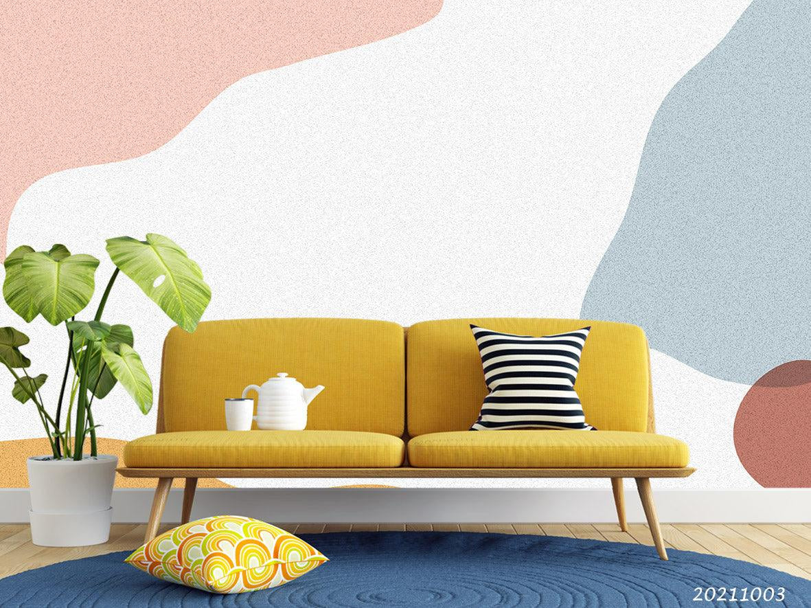 3D Abstract Color Graphic Wall Mural Wallpaper LQH 489- Jess Art Decoration