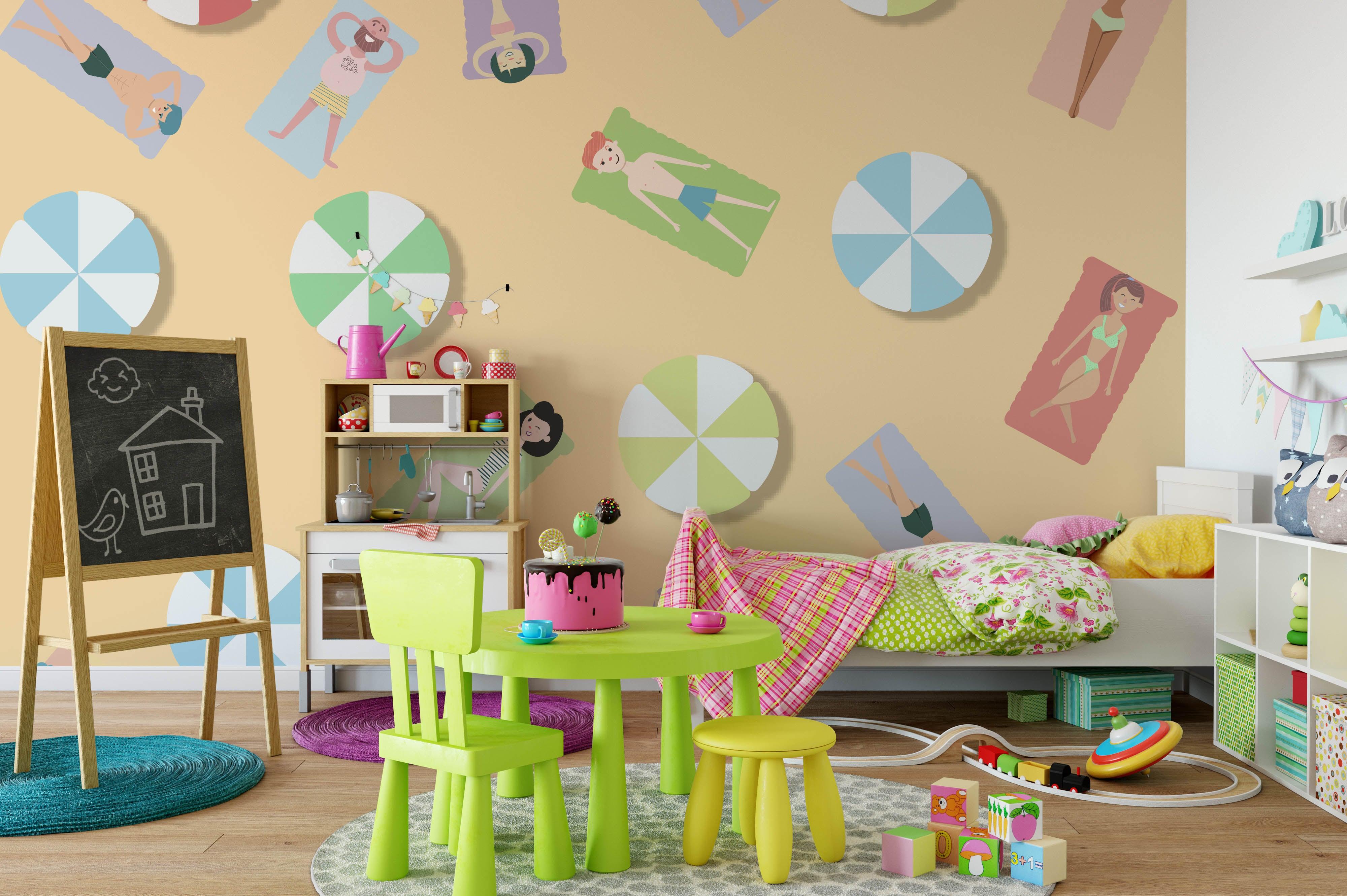 3D Summer Beach Wall Mural Wallpaper 37- Jess Art Decoration