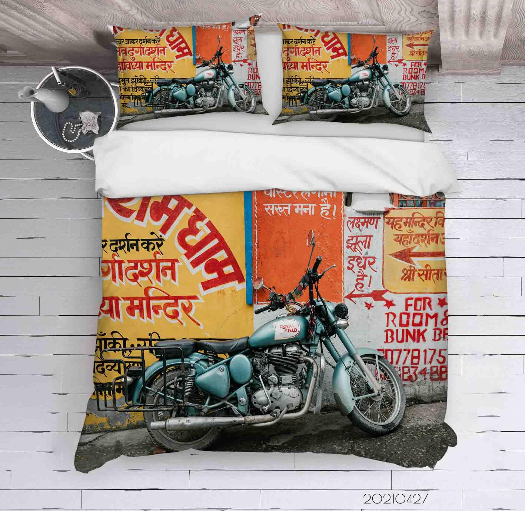 3D Abstract Art Street Graffiti Quilt Cover Set Bedding Set Duvet Cover Pillowcases 100- Jess Art Decoration