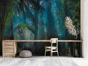 3D Dark Tropical Rainforest Wall Mural Wallpaper GD 2590- Jess Art Decoration