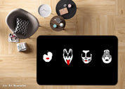 3D Rock Band Non-Slip Rug Mat 244- Jess Art Decoration