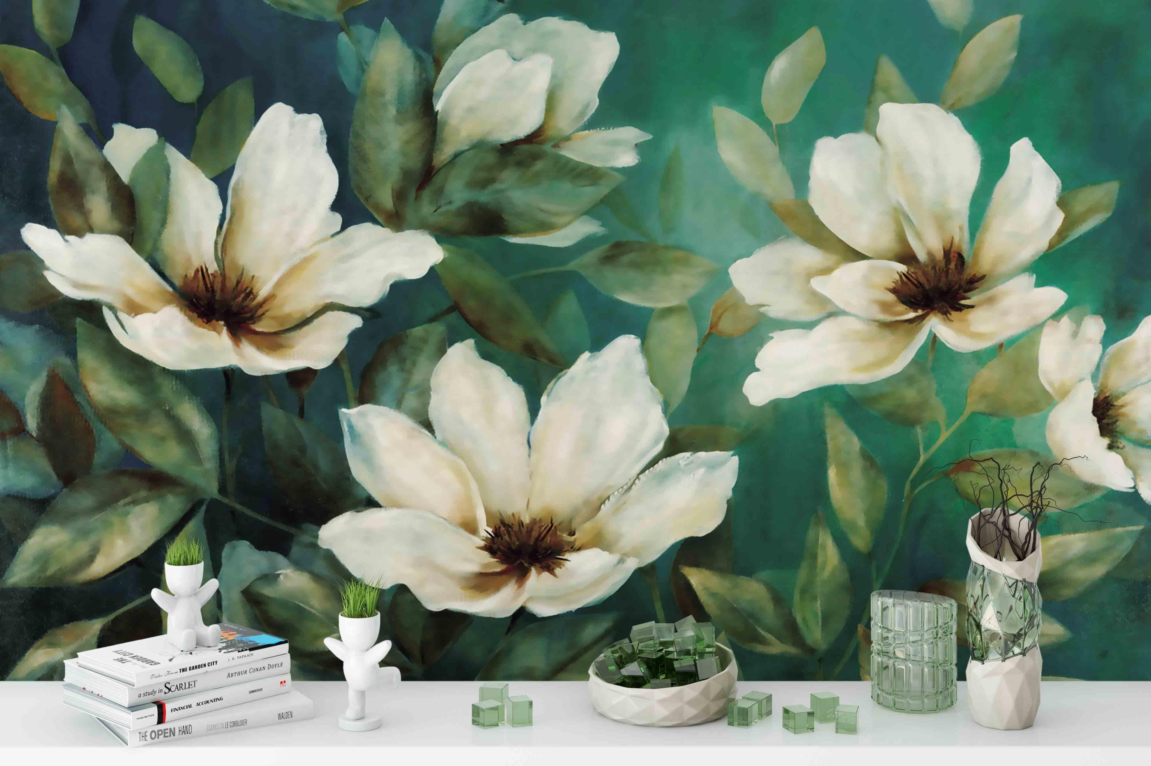 3D Flower Wall Mural Wallpaper 209- Jess Art Decoration