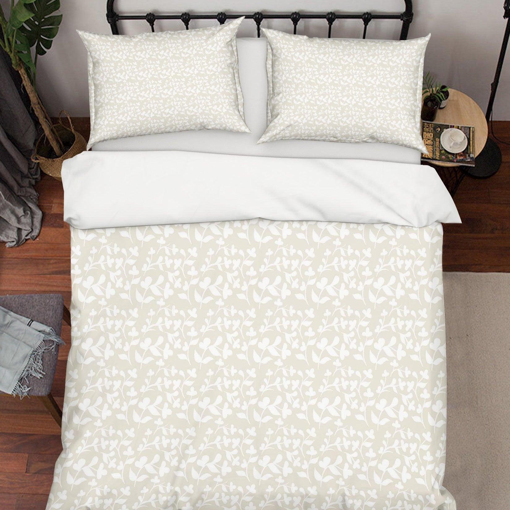 3D White Decorative Pattern Quilt Cover Set Bedding Set Pillowcases  42- Jess Art Decoration