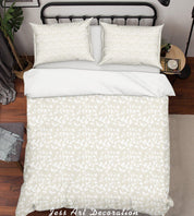 3D White Decorative Pattern Quilt Cover Set Bedding Set Pillowcases  42- Jess Art Decoration