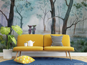 3D Tree Nature Landscape Oil Painting Wall Mural Wallpaper LQH 163- Jess Art Decoration