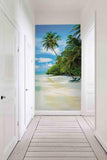 3D blue sky coconut tree wall mural wallpaper 47- Jess Art Decoration