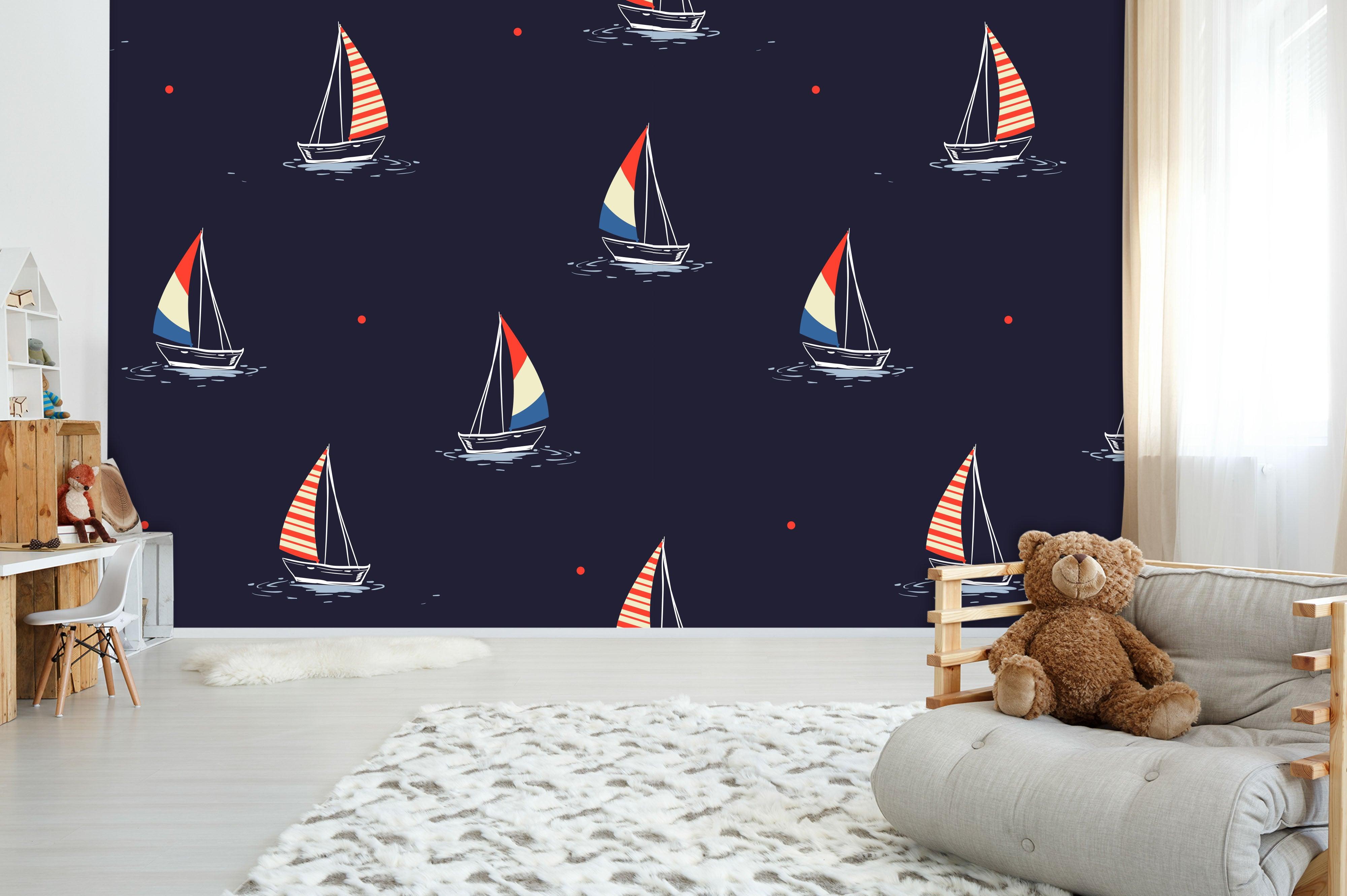3D Sailboat Wall Mural Wallpaper 55- Jess Art Decoration