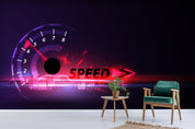 3D Speed Speedometer Dashboard Wall Mural Wallpaper SF116- Jess Art Decoration