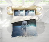 3D Space Astronaut Quilt Cover Set Bedding Set Pillowcases 13- Jess Art Decoration