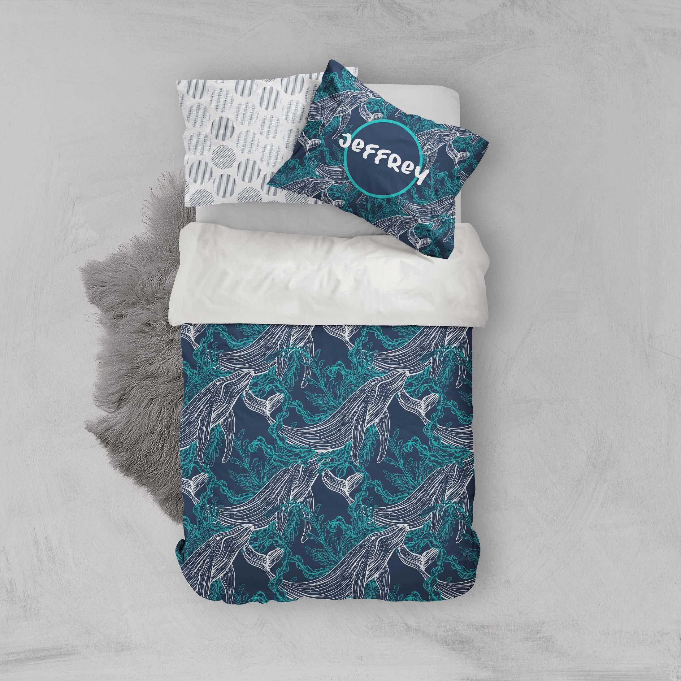 3D Whale Quilt Cover Set Bedding Set Pillowcases 99- Jess Art Decoration
