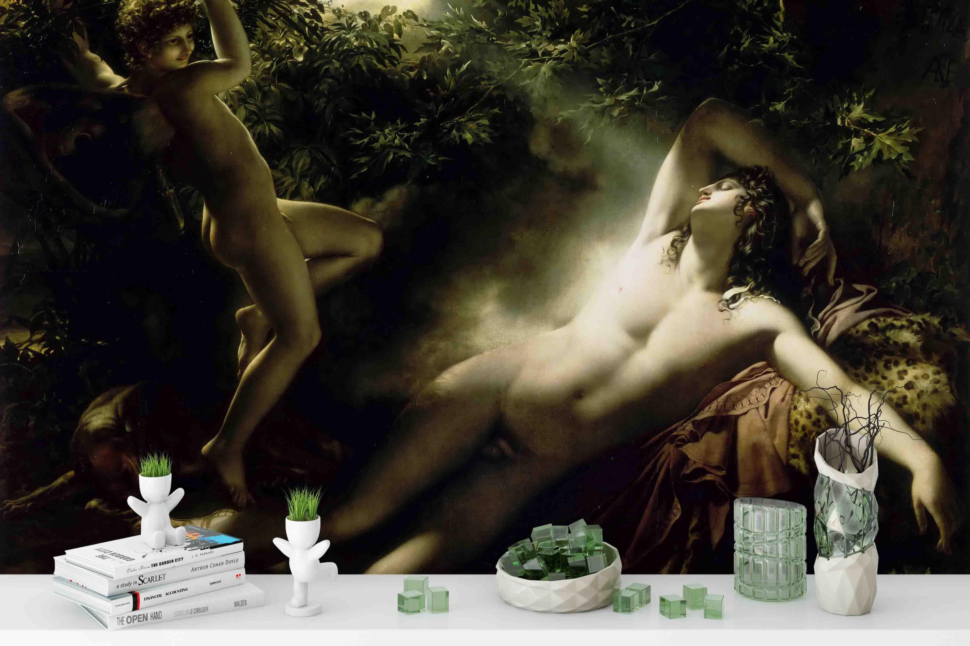 3D Oil Painting Angel Moonlight Wall Mural Wallpaper sww 44- Jess Art Decoration