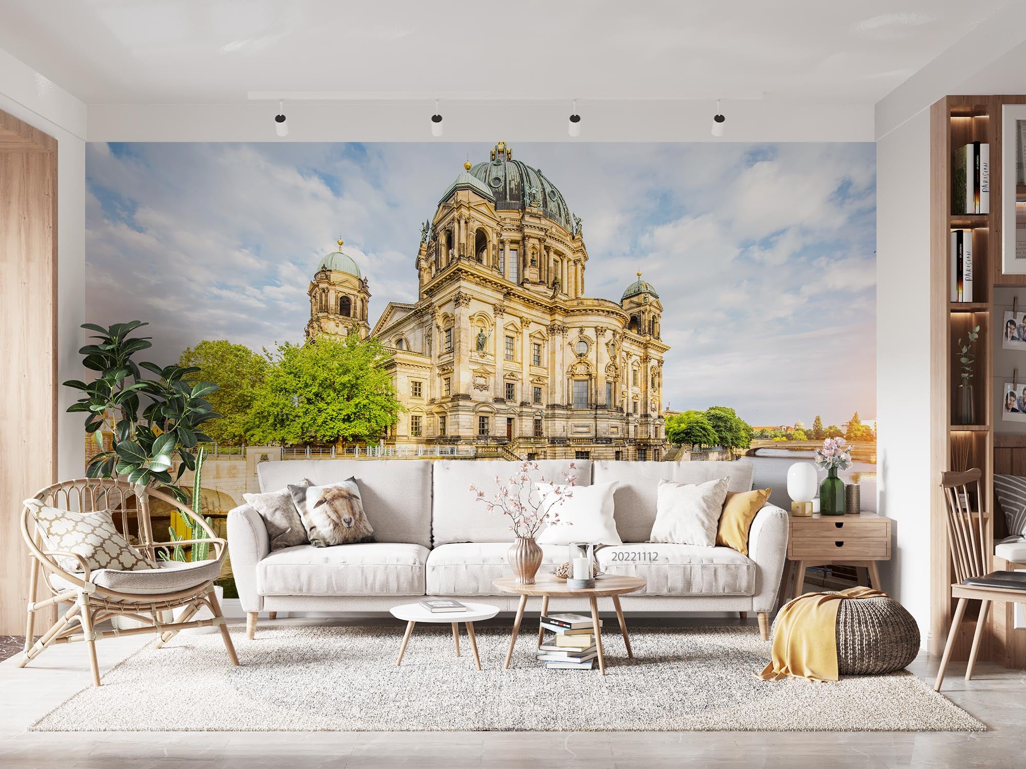 3D Famous Cathedral Museum Berlin Wall Mural Wallpaper GD 2143- Jess Art Decoration