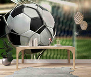 3D Football Field Goal Wall Mural Wallpaper  sww 14- Jess Art Decoration