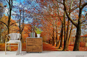 3D Autumn Forest Nature Landscape Wall Mural Wallpaper LQH 351- Jess Art Decoration