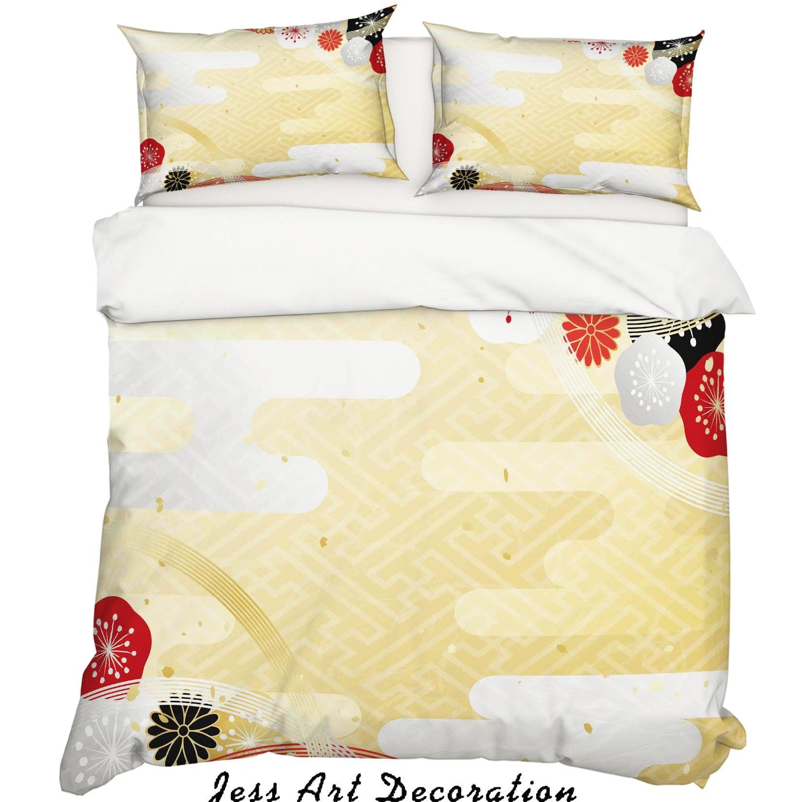 3D Abstract Forest Quilt Cover Set Bedding Set Pillowcases 48- Jess Art Decoration