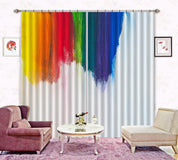 3D Abstract Colorful Paint Texture Pattern Curtains and Drapes GD 4422- Jess Art Decoration