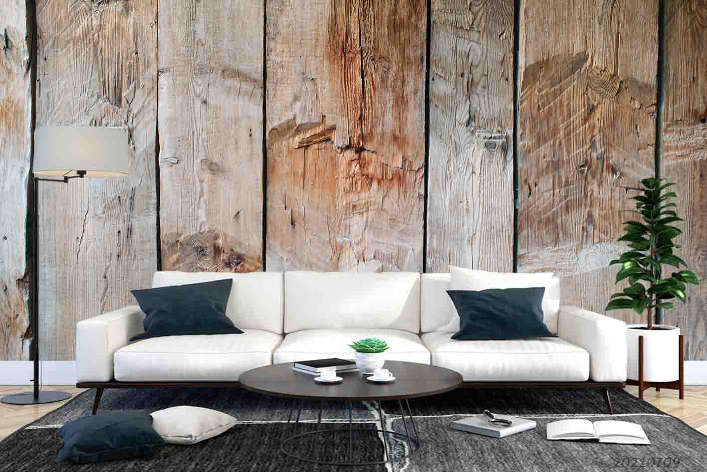 3D Wooden Background Wall Mural Wallpaper SWW3791- Jess Art Decoration
