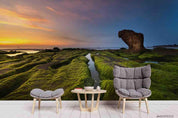 3D Sunset Sky Natural Scenery Wall Mural Wallpaper LQH 203- Jess Art Decoration