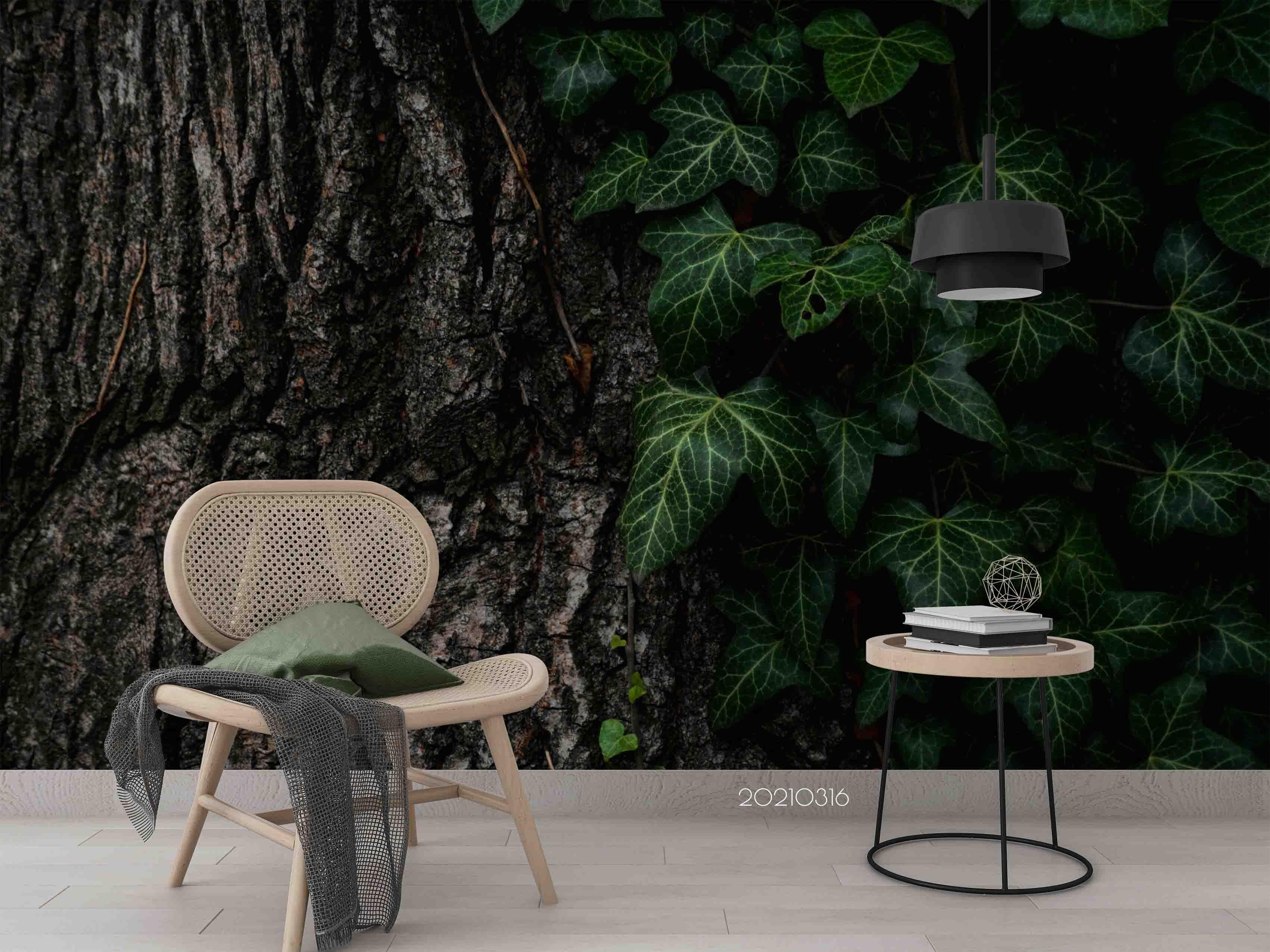 3D Tropical Rainforest Green Plants Landscape Wall Mural Wallpaper LQH 441- Jess Art Decoration