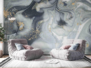3D Grey Gilting Marble Texture Wall Mural Wallpaper GD 2856- Jess Art Decoration