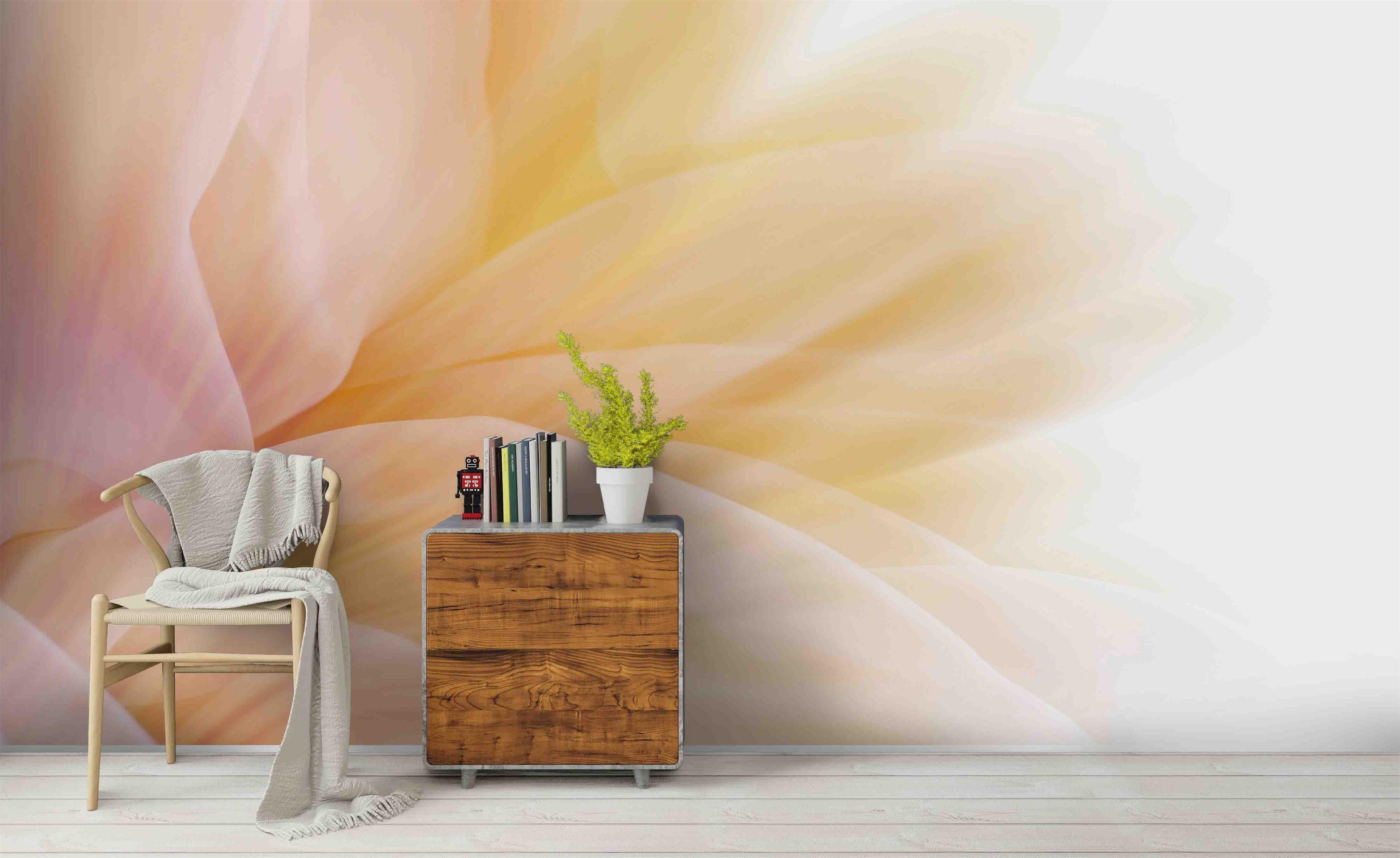 3D Yellow Dreamy Silk Wall Mural Wallpaper 56- Jess Art Decoration