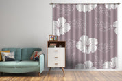 3D Hand Drawn Floral Pink Curtains and Drapes LLL 673- Jess Art Decoration